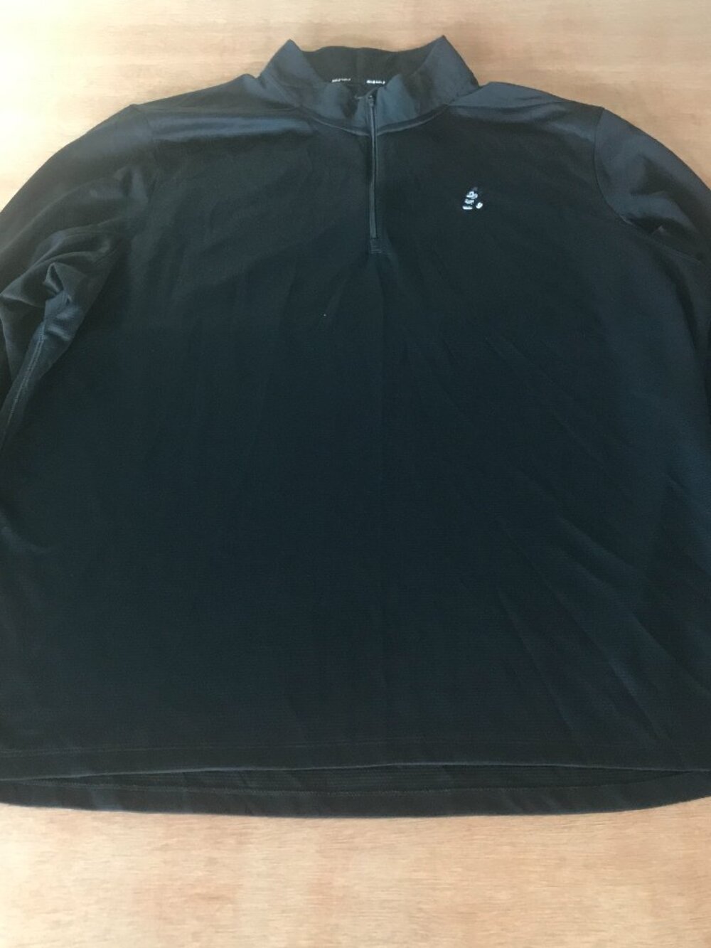 Nike Golf Dry Core Pullover Men XXL Black Mickey Mouse 1/4 Zip Zip Pocket 20175